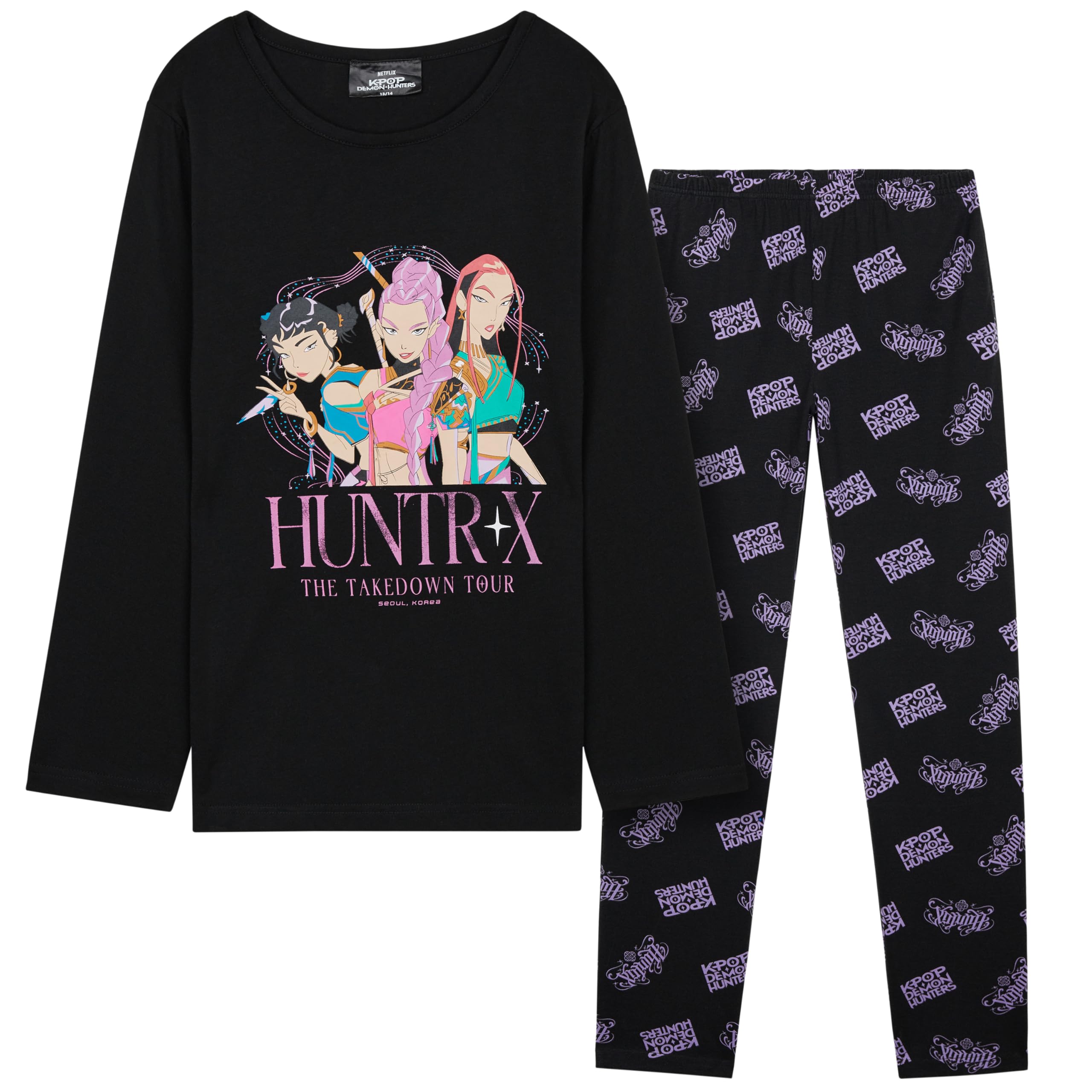 KPop Demon Hunters 2 Pc Pajamas Girls Teens 5–14 Yrs Officially